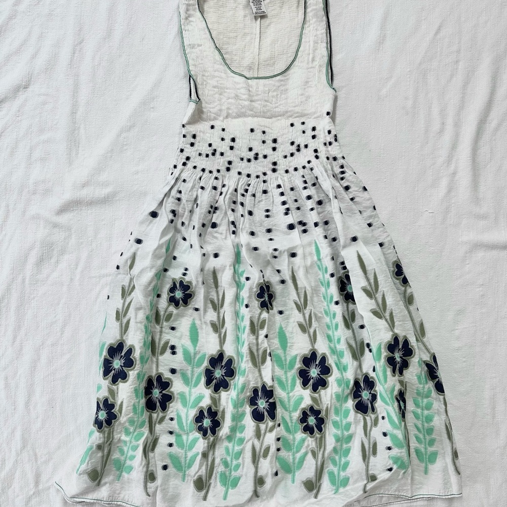 Floral Sundress By Max Studio — Cottage-Core Garden Party Midi Dress Small